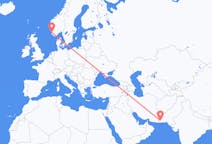Flyrejser fra Turbat, Pakistan til Stavanger, Norge