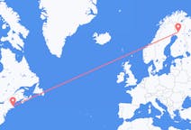 Flyrejser fra Boston til Rovaniemi