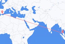 Flyg från Alor Setar, Malaysia till Granada, Nicaragua, Spanien