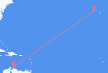Flights from Aruba, Aruba to Pico Island, Portugal
