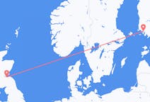 Flights from Turku to Edinburgh