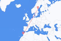 Flights from Essaouira, Morocco to Sundsvall, Sweden