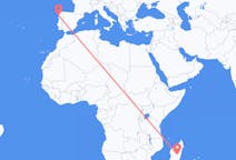 Flyreiser fra Antananarivo, Madagaskar til Vigo, Spania