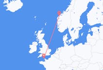 Fly fra Alderney til Ålesund