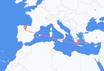 Flights from Valladolid, Spain to Chania, Greece