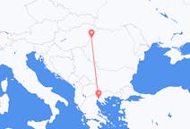 ルーマニアのから オラデア、ギリシャのへ テッサロニキフライト