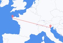 Flyrejser fra Brest, Frankrig til Venedig, Italien