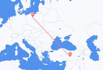 出发地 土耳其出发地 馬拉蒂亞目的地 波兰比得哥什的航班
