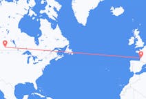 Flyg från Regina, Saskatchewan till Bordeaux