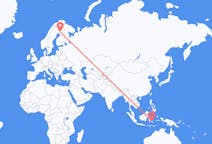 Flights from Kendari, Indonesia to Rovaniemi, Finland