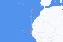 Flug frá Dakar, Senegal til Funchal, Portúgal