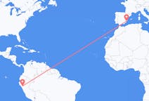 Flyg från Cajamarca, Peru till Alicante, Spanien