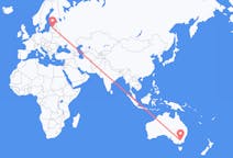Flyreiser fra Albury, Australia til Riga, Latvia