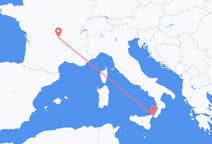 Flug frá Clermont-Ferrand, Frakklandi til Reggio Calabria, Ítalíu