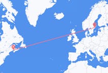 Flights from Saint John to Stockholm