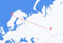 Flights from Novosibirsk, Russia to Bodø, Norway