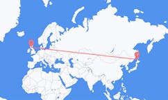 Flyreiser fra Wakkanai, Japan til Glasgow, Skottland