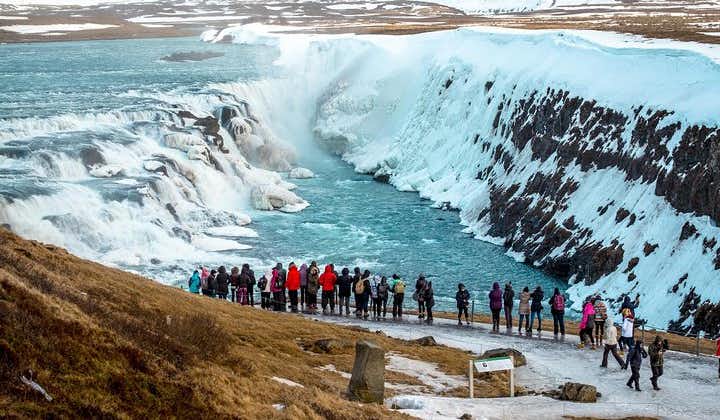 Golden Circle and Glacier Snowmobile Experience from Reykjavik