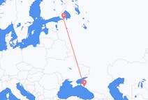 Vols depuis la ville de Gelendjik vers la ville de Saint-Pétersbourg