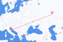 Flyg från Samara, Ryssland till Ancona, Italien