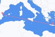 Flights from Heraklion in Greece to Valencia in Spain