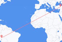 Flights from Puerto Maldonado, Peru to Sivas, Turkey