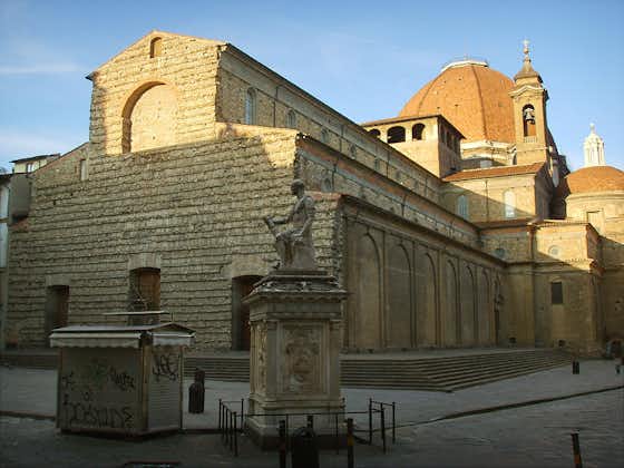 photo of view of Basilica of San Lorenzo in Florence, Italy.