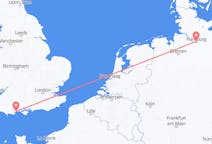 Flyreiser fra Bournemouth, England til Hamburg, Tyskland