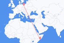 Flights from Mogadishu to Poznan