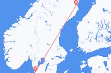 Flyrejser fra Skelleftea til Göteborg