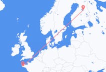 Fly fra Quimper til Kajaani