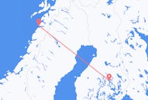 Loty z Bodo, Norwegia do Kuopio, Finlandia