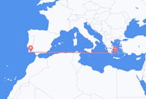 Flyreiser fra Faro-distriktet, Portugal til Plaka, Hellas