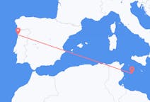 Flyreiser fra Lampedusa, Italia til Porto, Portugal