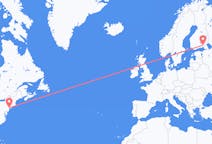Flights from New York, the United States to Lappeenranta, Finland