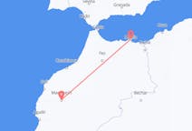 Flüge von der Stadt Marrakesch in die Stadt Melilla