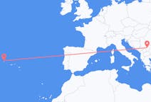 Flights from Niš, Serbia to Corvo Island, Portugal