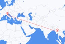 Flights from Loikaw, Myanmar (Burma) to Florence, Italy