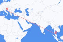 Flyrejser fra Narathiwat-provinsen, Thailand til Zadar, Kroatien