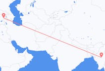 Flyreiser fra Mandalay, Myanmar (Burma) til Iğdır, Tyrkia
