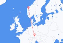 Flights from Sandane, Norway to Munich, Germany