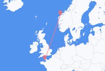Loty z Saint Helier w Jersey do Ålesund w Norwegii