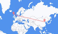 Flyg från Tianjin, Kina till Stornoway, Skottland