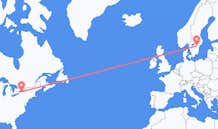 Loty z Rochester, Stany Zjednoczone do Linköping, Szwecja