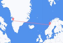 Рейсы из Илулиссата, Гренландия до Му-и-Рана, Норвегия