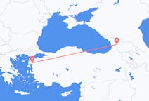 ジョージアのクタイシからから、トルコのエドレミトまでのフライト