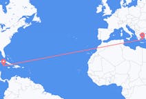 Flyrejser fra Grand Cayman til Paros