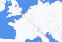 Flights from Rimini, Italy to Nottingham, the United Kingdom