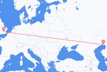 Flyreiser fra Atyrau, Kasakhstan til London, England