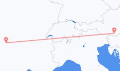 Flüge von Klagenfurt am Wörthersee, Österreich nach Limoges, Frankreich